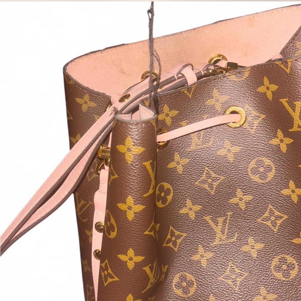 Louis Vuitton Brown & Pink Neonoe Bag. - Picture 6 of 10